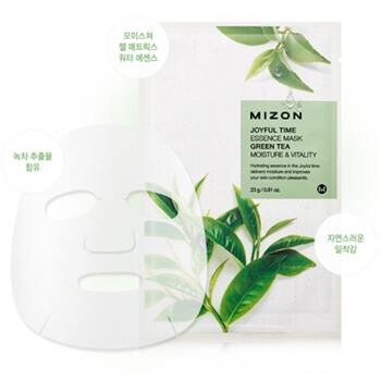 Joyful Time Essence Mask Green Tea - Plátýnková 3D maska 